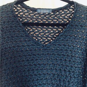 Cut Loose Textured Blue Tunic